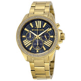 Michael Kors Wren Chronograph Blue Crystal Pave Ladies Watch MK6291 - Watches of New Zealand