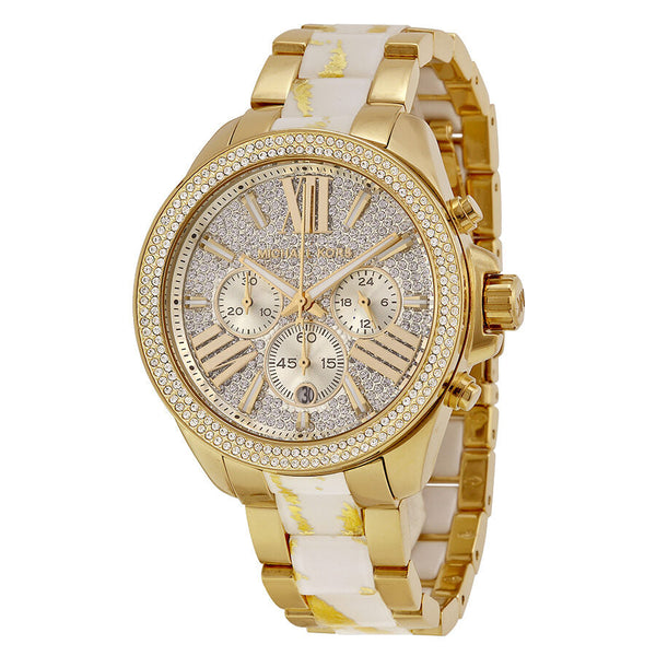 Michael Kors Wren White Zebra Diamond Dial Ladies Quartz Watch MK6157 - Watches of New Zealand