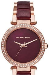 Michael Kors Parker Burgundy Women's Watch MK6412 - Watches of New Zealand #2