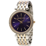 Michael Kors Two Tone Darci Purple Dial Women's Watch  MK3353 - Watches of New Zealand