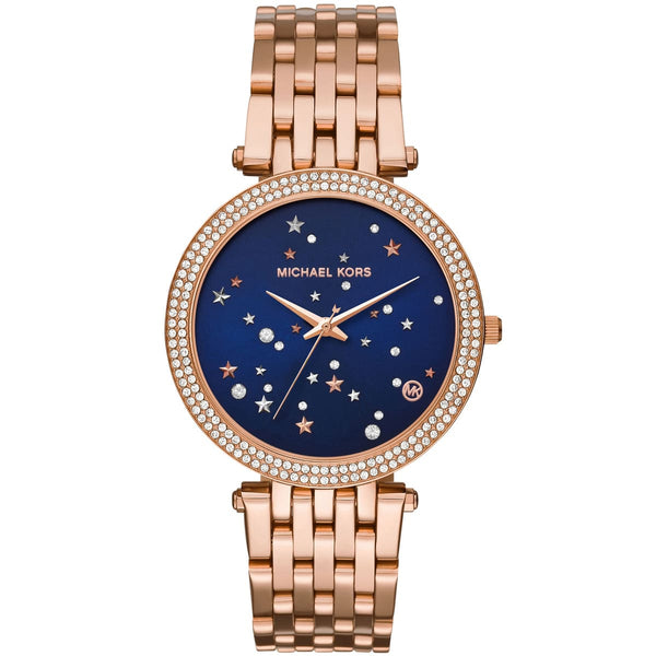 Michael Kors Rose Gold Darci Blue Dial Women's Watch  MK3728 - Watches of New Zealand