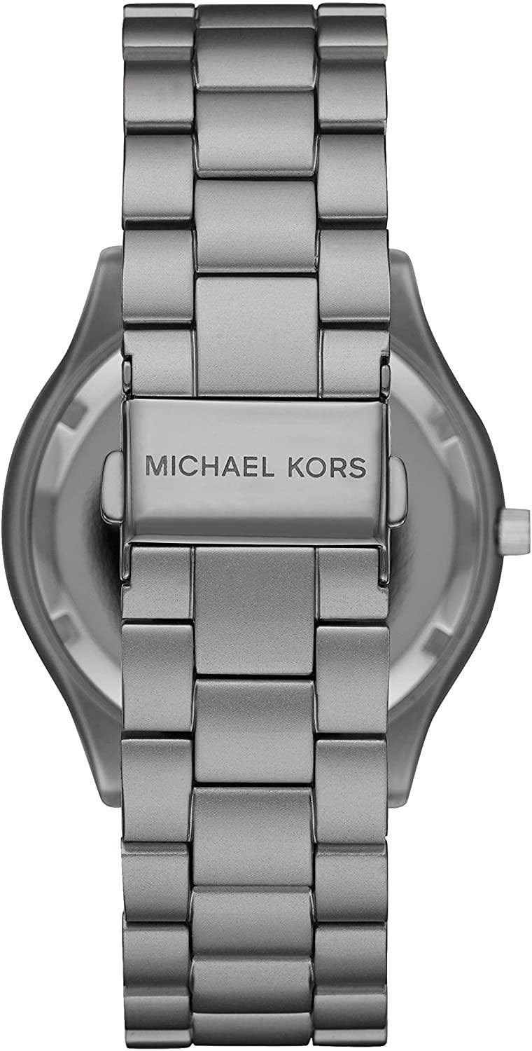 Michael Kors Slim Runway Charcoal Men's Watch MK4506 - Watches of New Zealand #3