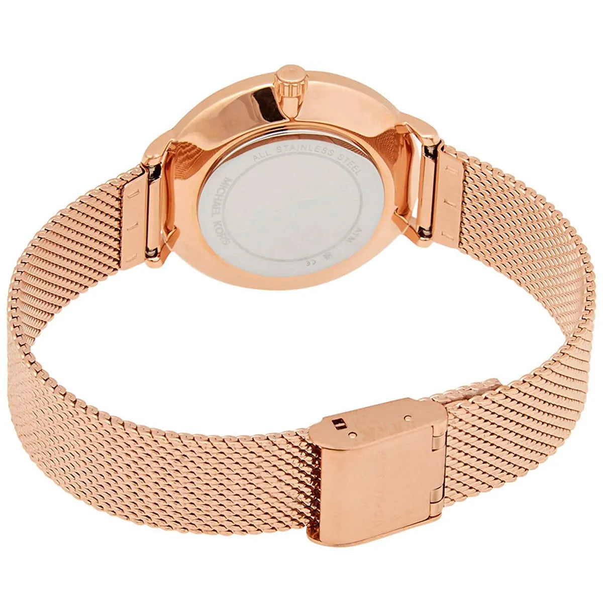 Michael Kors Mini Pyper White MOP Dial Rose-gold Women's Watch - MK4588