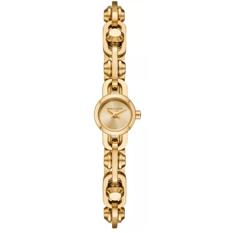 Michael Kors MK Astor Link Quartz Gold Dial Ladies Watch MK4871