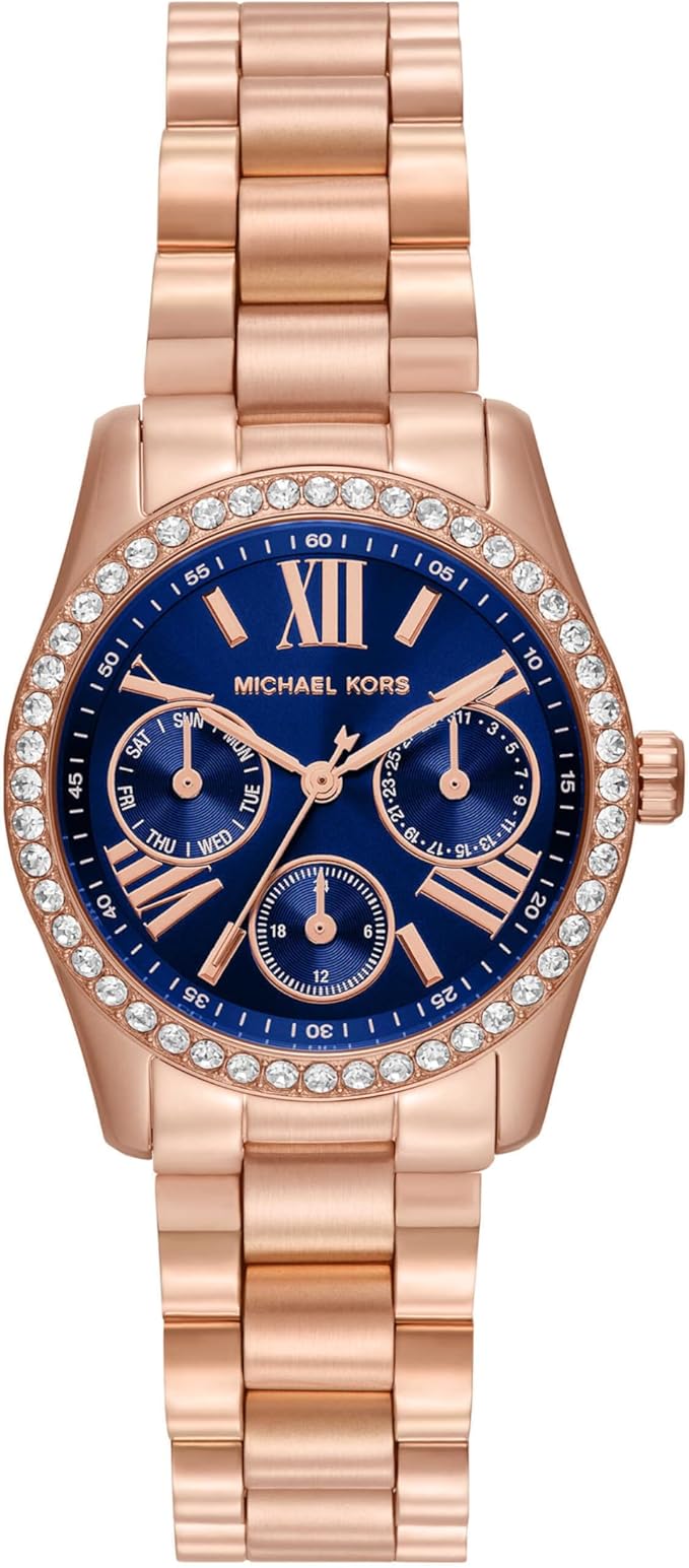 Michael Kors Multifunction Rose Gold Stainless Steel Bracelet Women's Watch - MK4926