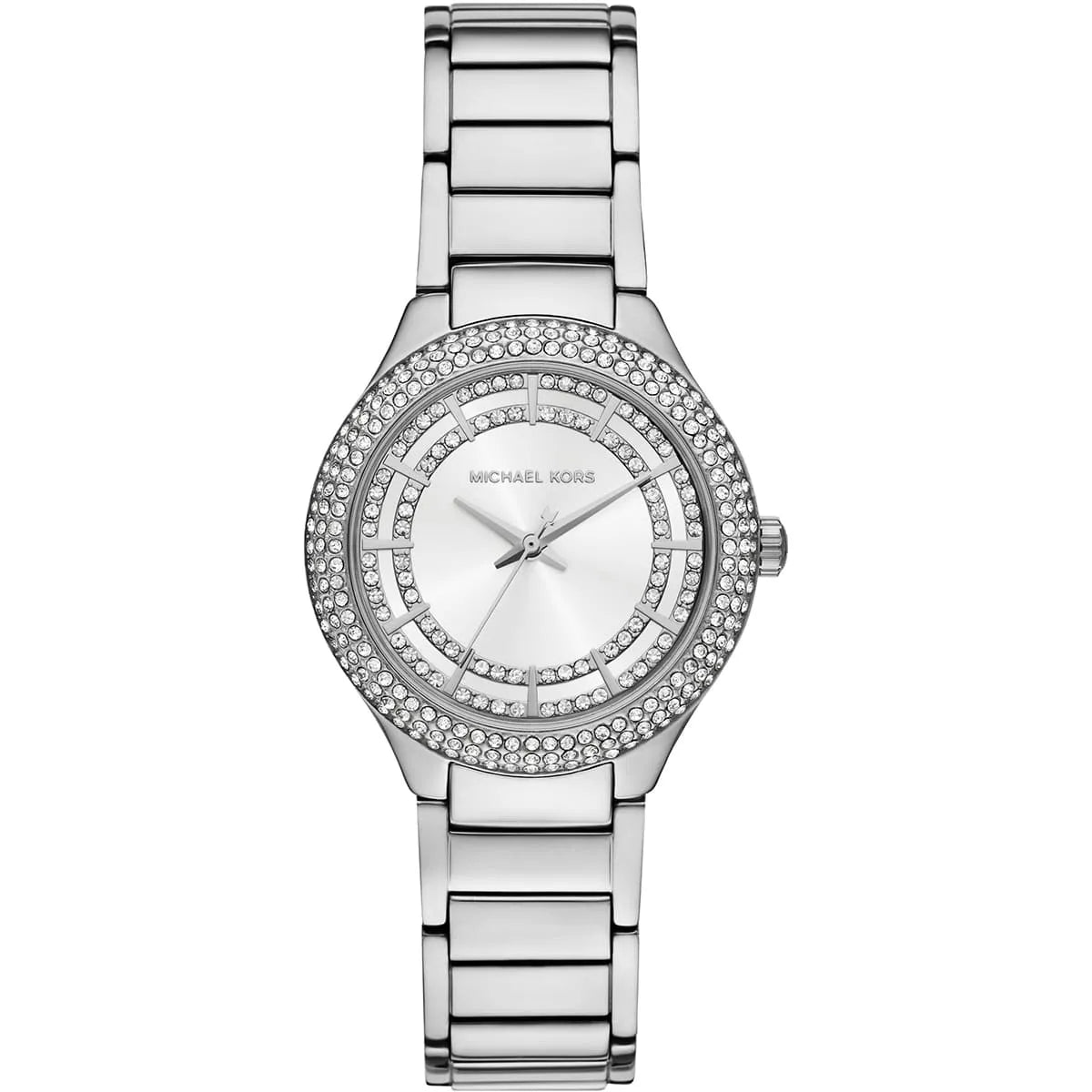 Michael Kors Sylvia Three-Hand Silver-Tone Stainless Steel Women's Watch - MK4943