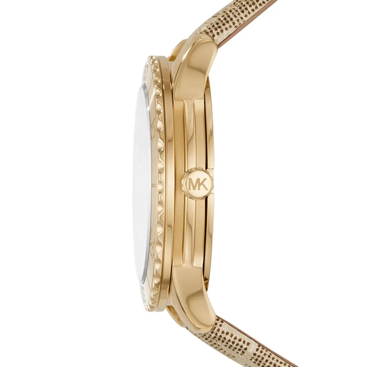Michael Kors Women's Runway Three-Hand Gold-Tone PVC Watch (Model:MK6999) MK6999 - Image 8