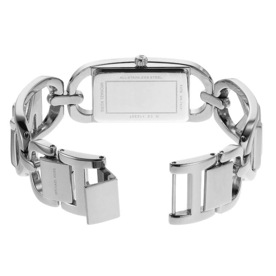 Michael Kors Mini Empire Rectangular Silver Women's Watch - MK7407