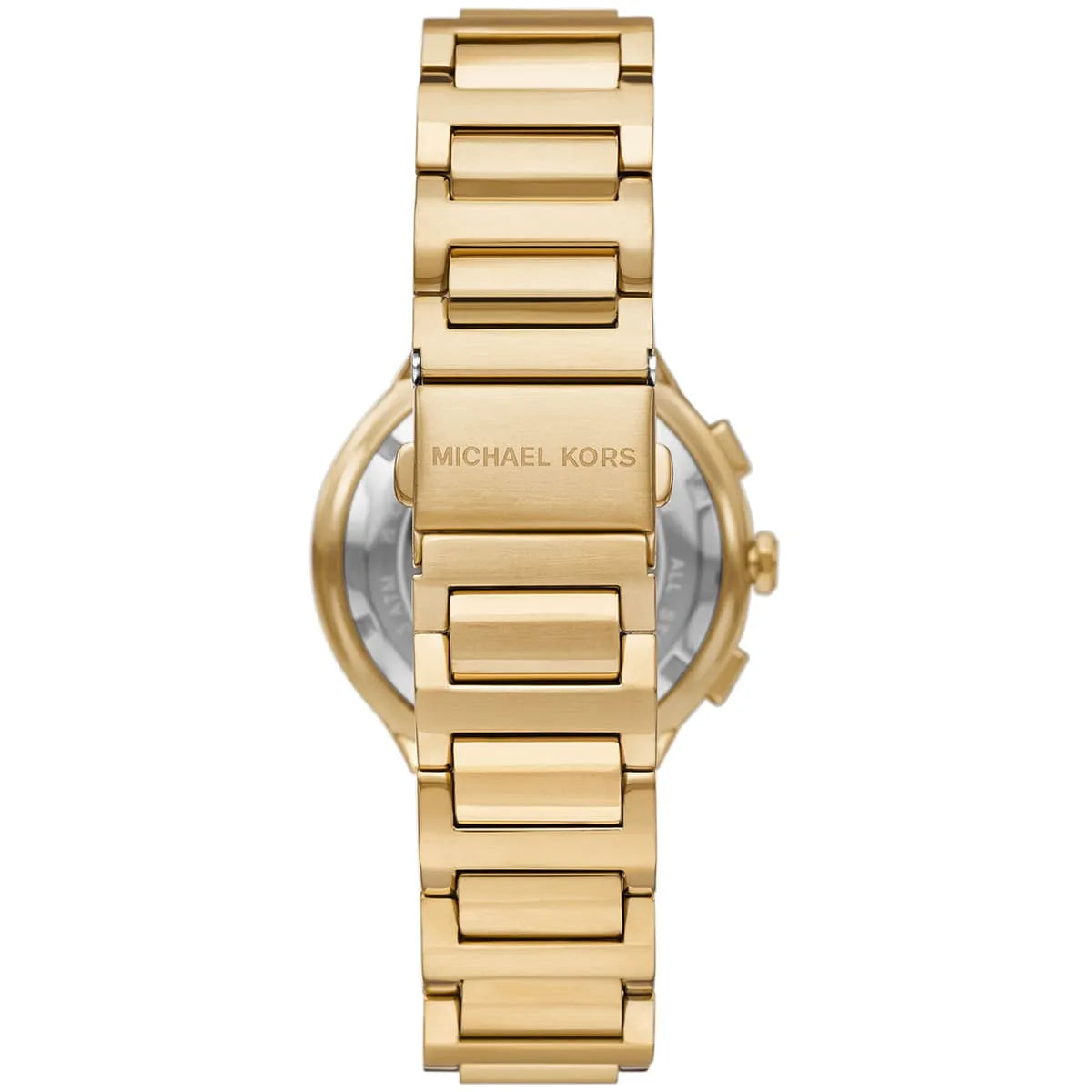 Michael Kors Oversized Gramercy Chronograph Quartz Gold Dial Ladies Watch MK7520