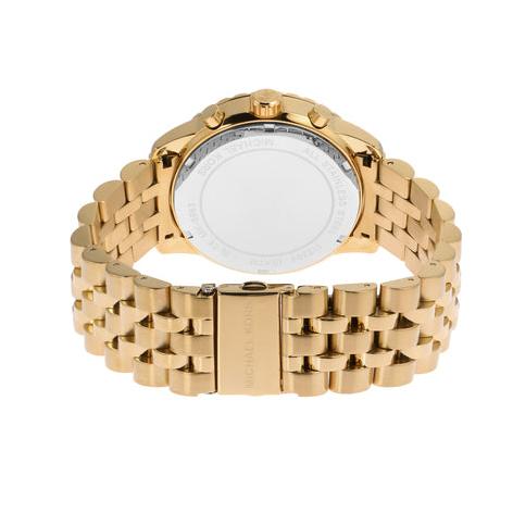 Michael Kors Cunningham Chronographum Aurum Dial Ferrum Strap Vigilate Pro Men - MK8963