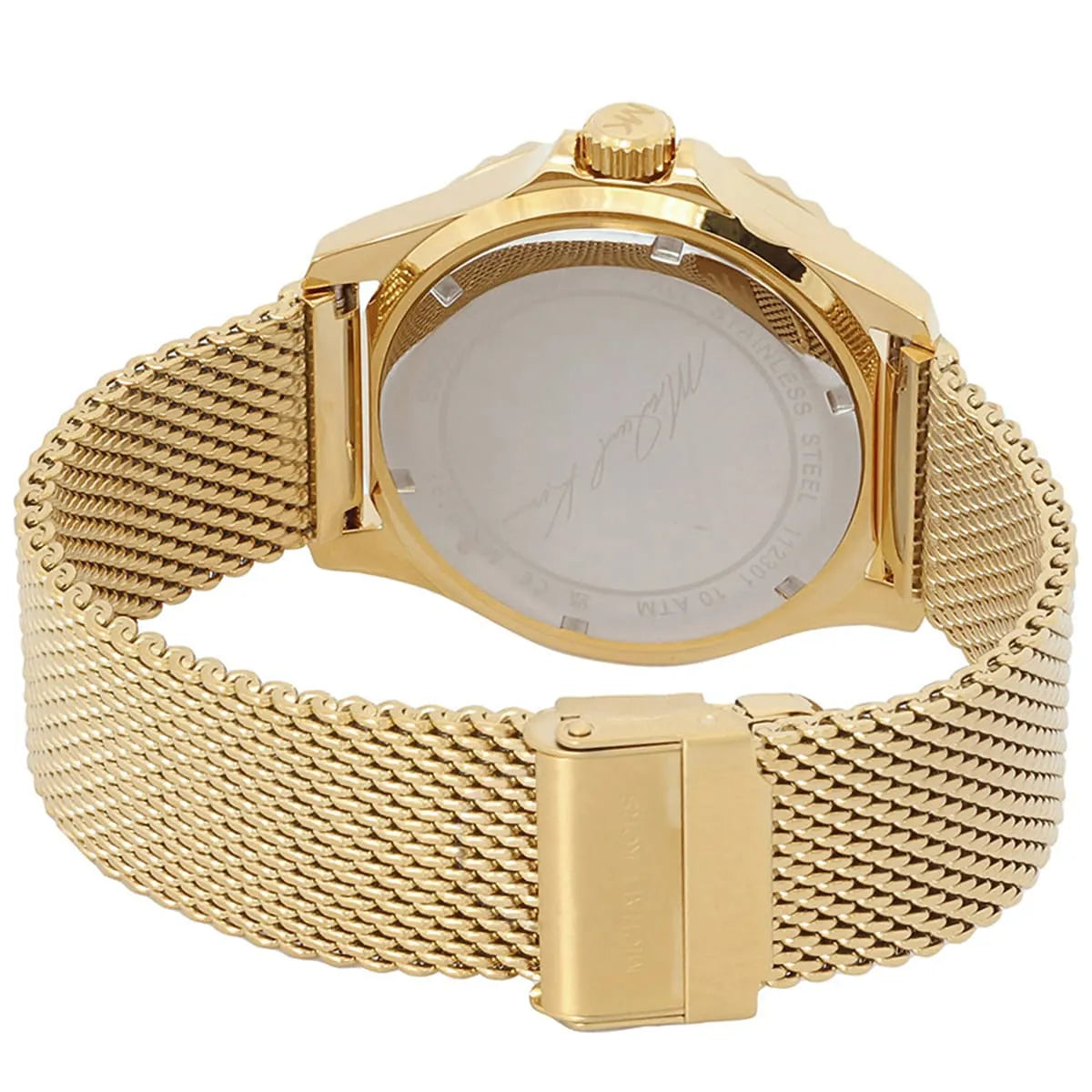 Michael Kors Oversized Slim Everest Gold-Tone Mesh Men's Watch - MK9083