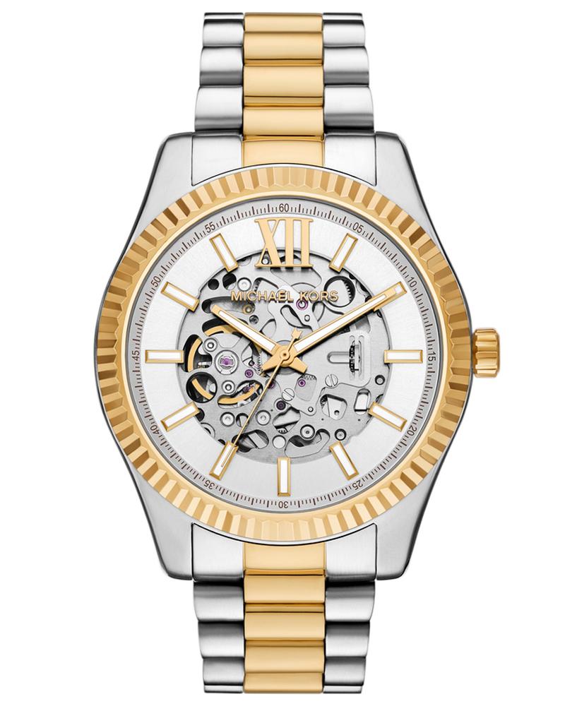 Michael Kors Automatic 45mm Oversized Lexington Two-Tone Watch MK9243
