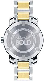 Movado Analogue Swiss Quartz with Two-Tone Women's Watch - 3600256