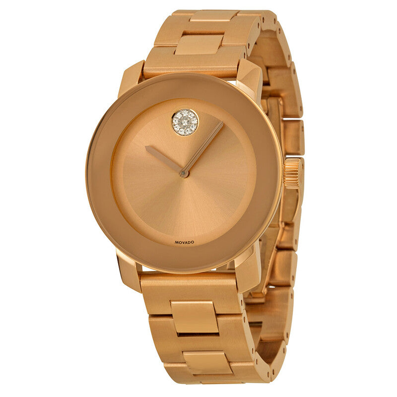 MOVADO Bold 36MM S-Steel Rose Gold Ion-Plated Women's Watch - 3600086