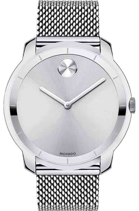 Movado Bold Thin Stainless Steel Men's Watch - 3600260