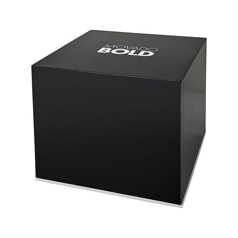 Movado Bold watch original black packaging box with Movado logo