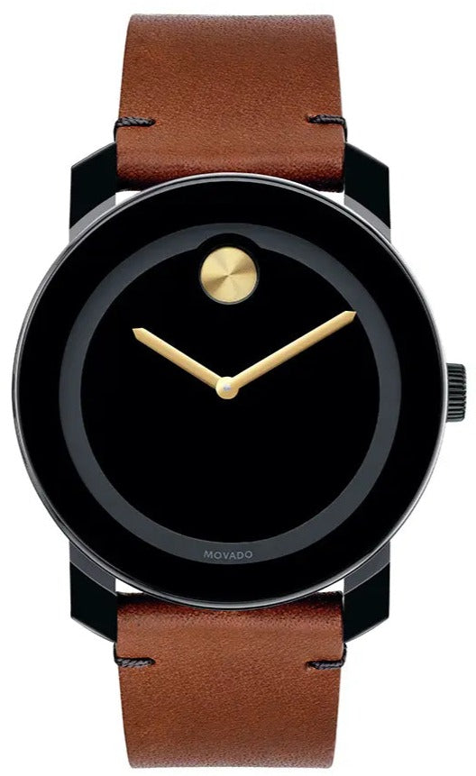 Movado Bold Black Dial Quartz Men's Watch - 3600305