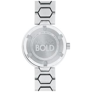 Movado Bold Silver Stainless Steel Women's Watch 3600381