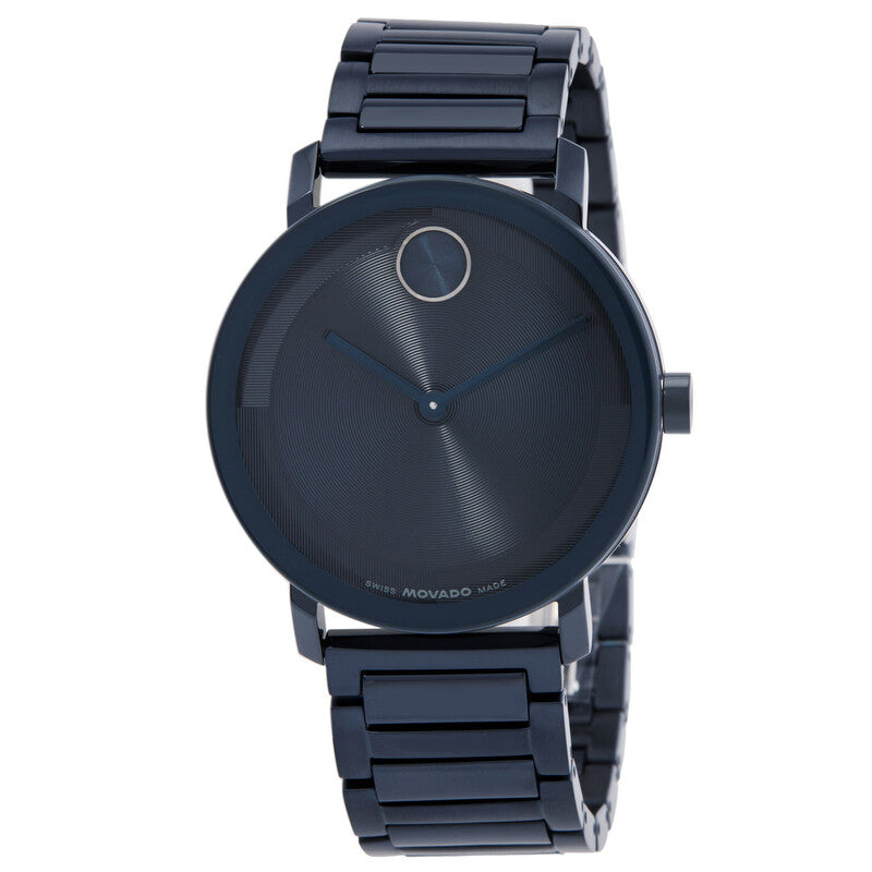 Movado Bold Blue Ion Plated Stainless Steel Evolution 2.0 Men's Watch - 3601097