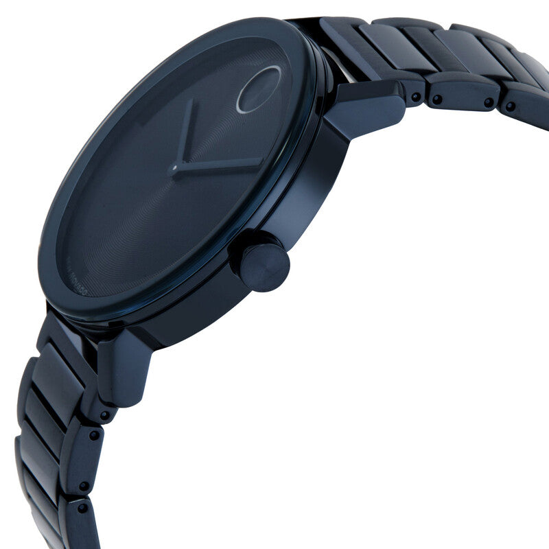 Movado Bold Blue Ion Plated Stainless Steel Evolution 2.0 Men's Watch - 3601097