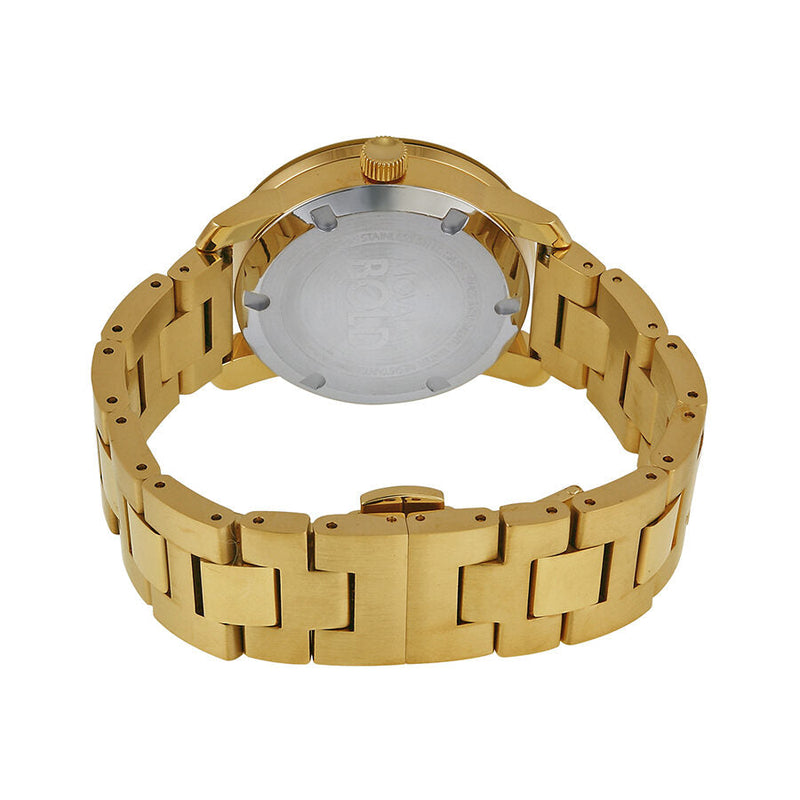 Movado Bold Champagne Dial Yellow Gold Ion-pated Ladies Watch #3600085 - Watches of New Zealand #3