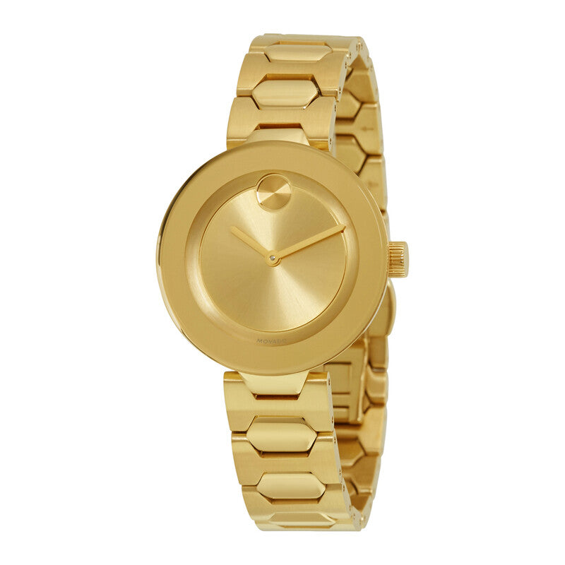 Movado Bold Gold Dial Ladies Watch - 3600382