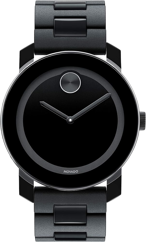 Movado Bold Large Black Polymer Mens Watch - 3600047