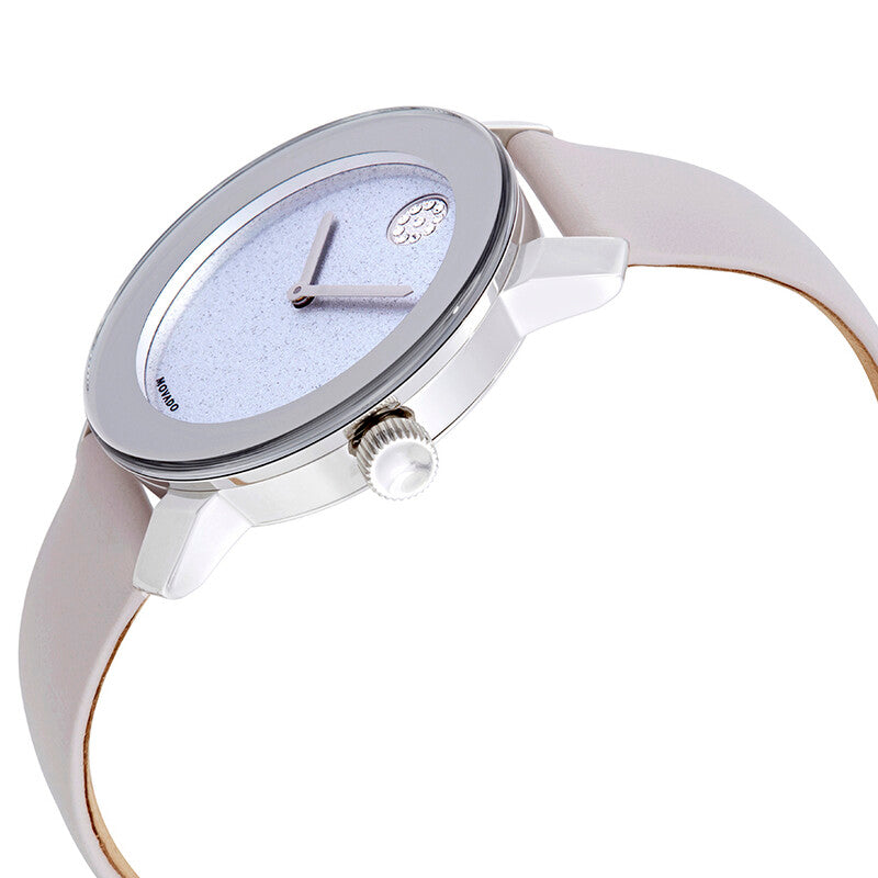 Movado Bold Silver Glitter Dial Ladies Watch - 3600522