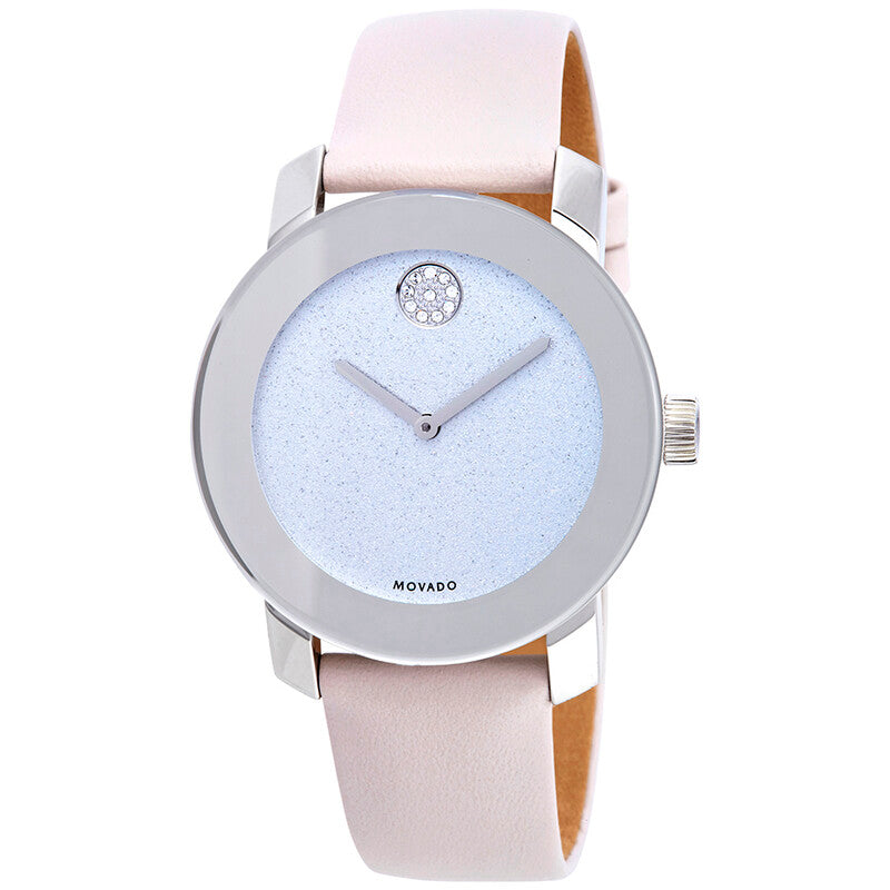 Movado Bold Silver Glitter Dial Ladies Watch - 3600522