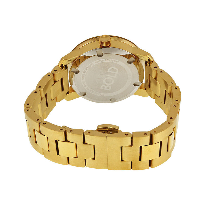 Movado Bold Gold Dial Yellow Gold Ion-plated Ladies Watch #3600104 - Watches of New Zealand #3