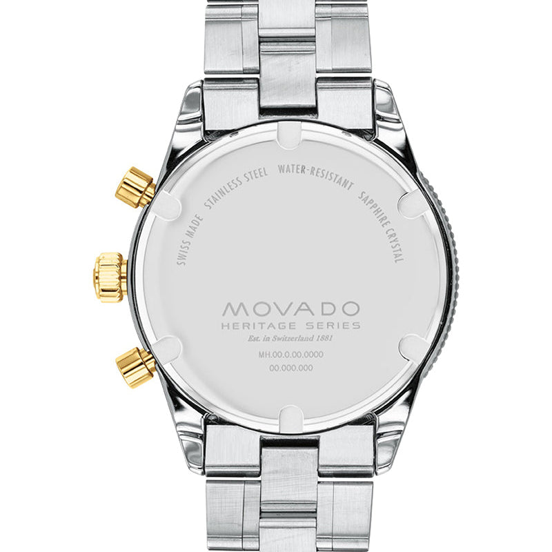Movado Heritage Series Calendoplan S Chronograph Quartz Men's Watch - 3650167
