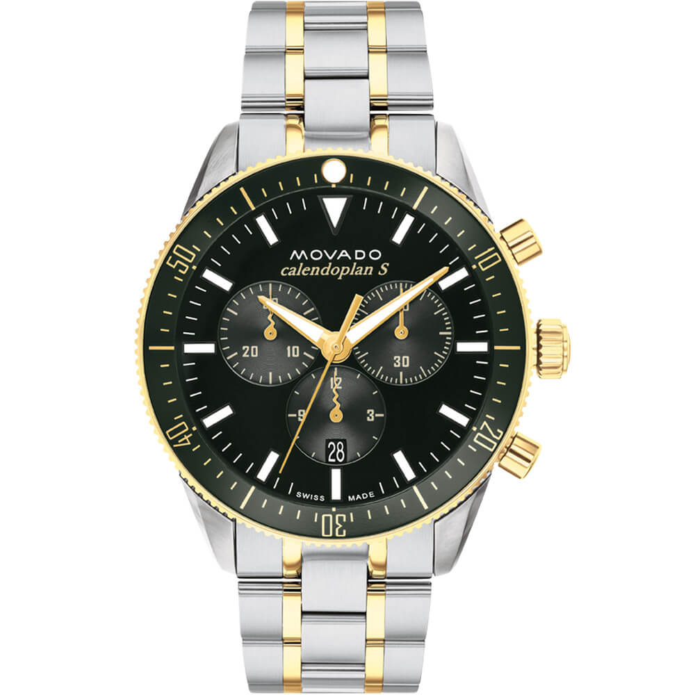 Movado Heritage Series Calendoplan S Chronograph Quartz Men's Watch - 3650167