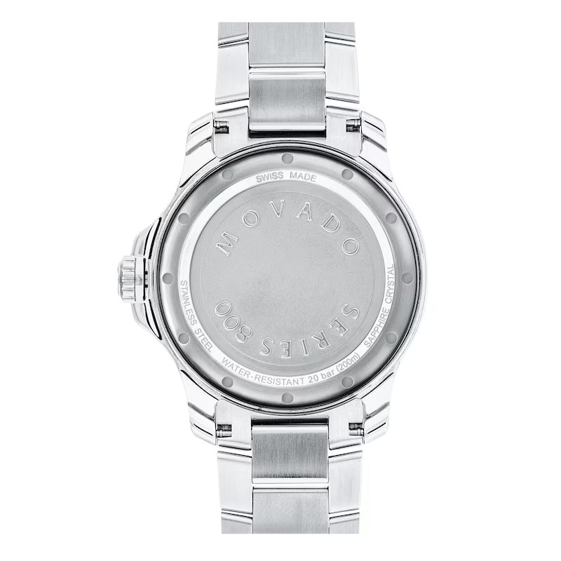 Movado Series 800 Green Dial Stainless Steel Men's Watch 2600136