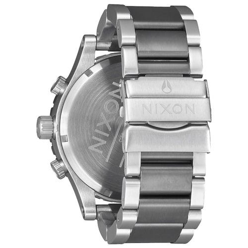 Nixon 51-30 Chronograph Silver & Black Men's Watch A083-2304