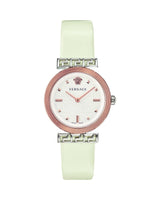 Versace Meander White Leather Strap Women's Watch  VELW00120 - Watches of New Zealand