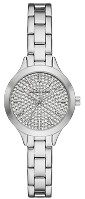Michael Kors Petite Aspyn Pavé Silver-Tone Watch - MKO1088