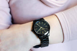 Michael Kors Slim Runway Black Ion-plated Unisex Watch MK3221 - Watches of New Zealand #5