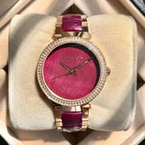 Michael Kors Parker Burgundy Women's Watch MK6412 - Watches of New Zealand #3