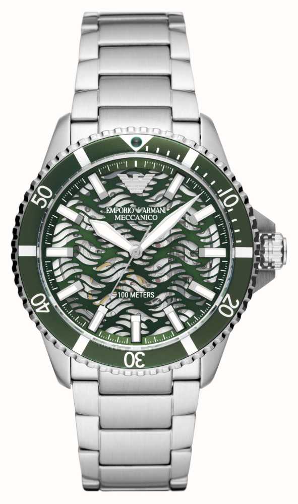 Emporio Armani Automatic Skeleton Dial Men's Watch  AR60061 - Watches of New Zealand