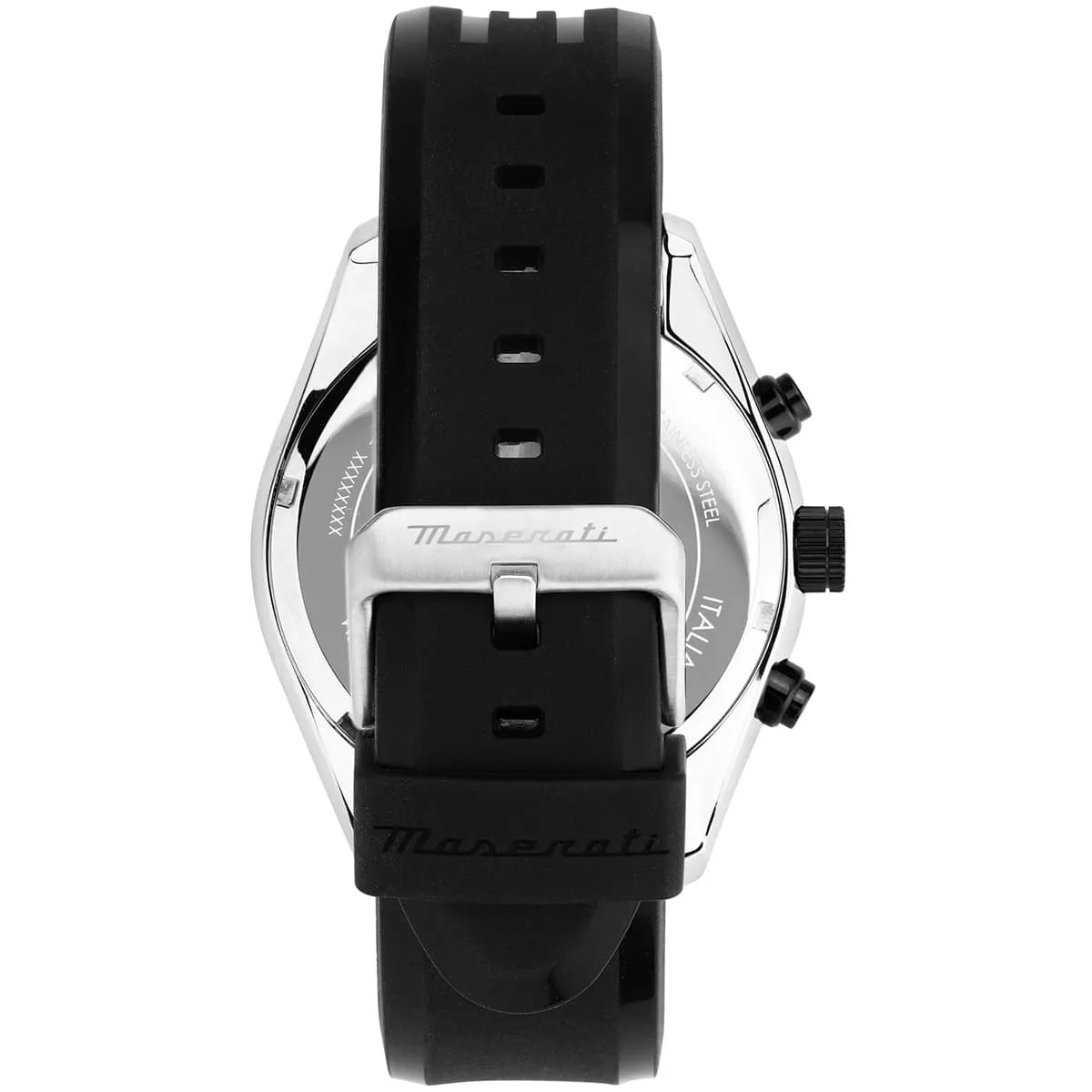 Maserati Traguardo Chronograph Green Dial Black Silicone Strap Watch For Men - R8871612043 R8871612043 - Image 4