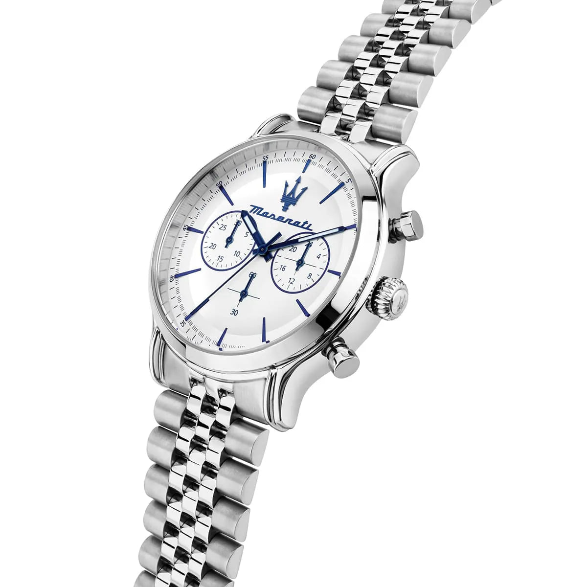 Maserati Epoca Chronograph Stainless Steel White Dial Quartz R8873618034 100M Men's Watch R8873618034 - Image 3