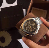 Michael Kors Bradshaw Chronograph Black Dial Silver Unisex Watch MK5705 - Watches of New Zealand #8