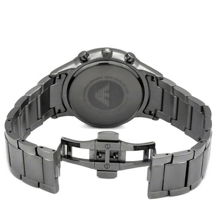 Emporio Armani Men's Classic Chronograph Stainless Steel Gunmetal Watch AR2454 - Watches of New Zealand #4