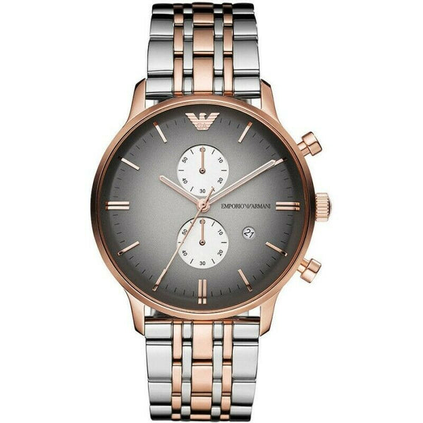 Emporio Armani Gianni Gray Men's Watch#AR1721 - Watches of New Zealand