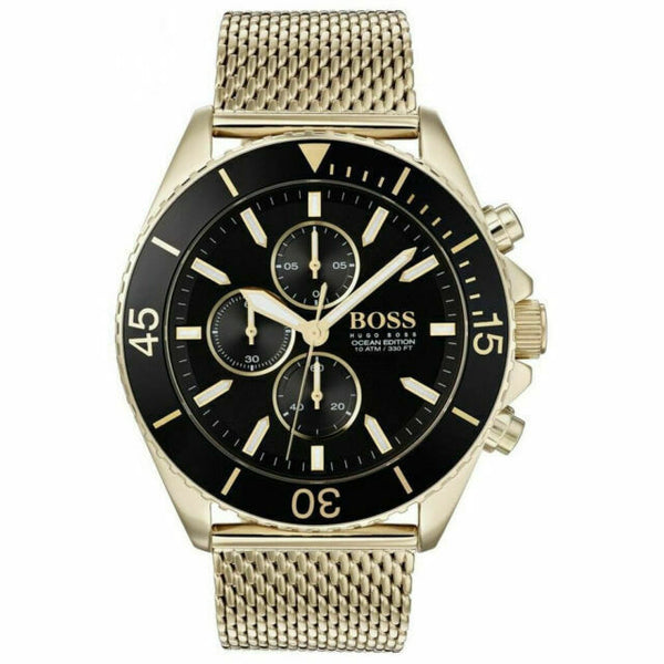 Hugo Boss Yellow Stainless Steel Men's Watch #1513703 - Watches of New Zealand
