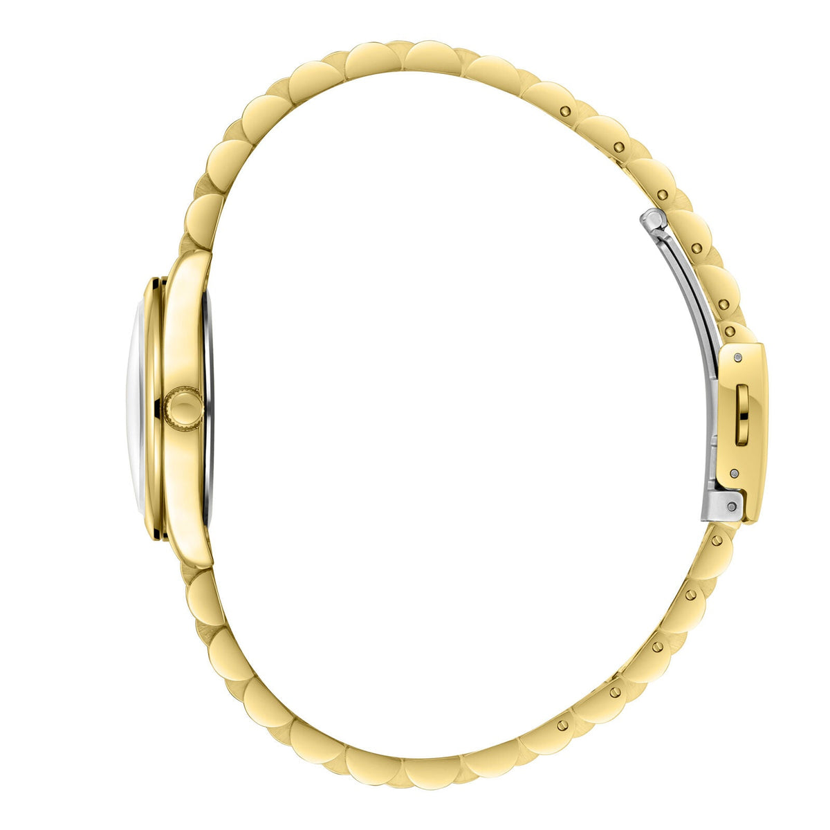 Slazenger gold-tone metal link bracelet with clasp closure
