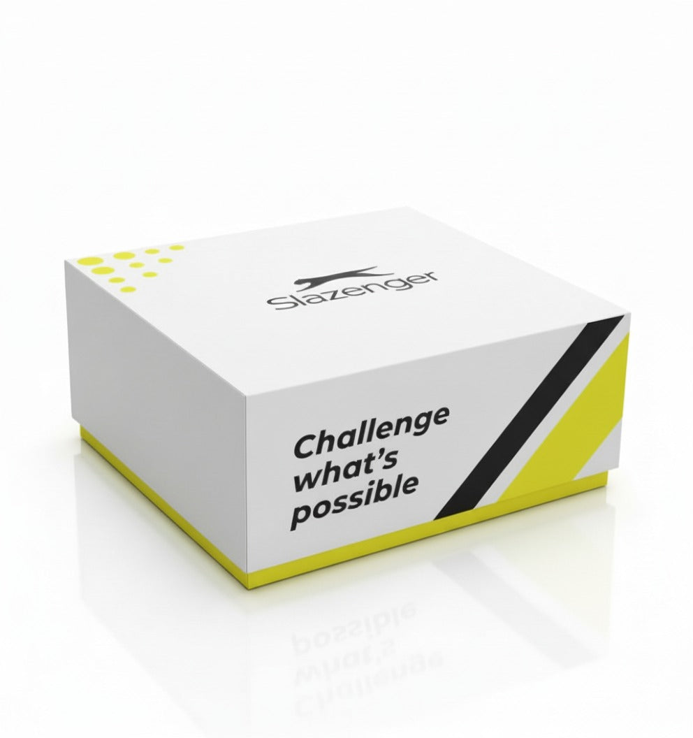 Slazenger Classic Day Date Window White Dial Gold Watch - SL.9.2579.1.130