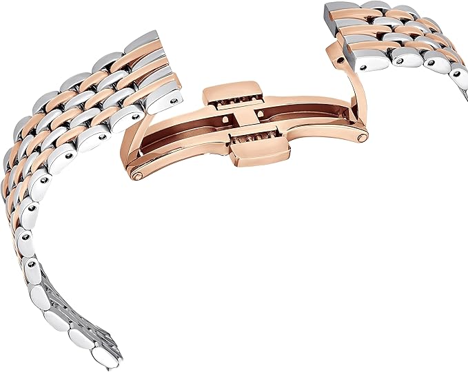 Swarovski Crystalline Aura Rose Gold Tone Metal Bracelet Women's Watch - 5644075