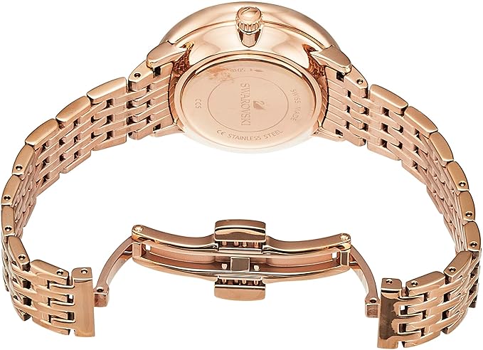 Swarovski Crystalline Chic White Dial Gold Strap Women's Watch - 5544590