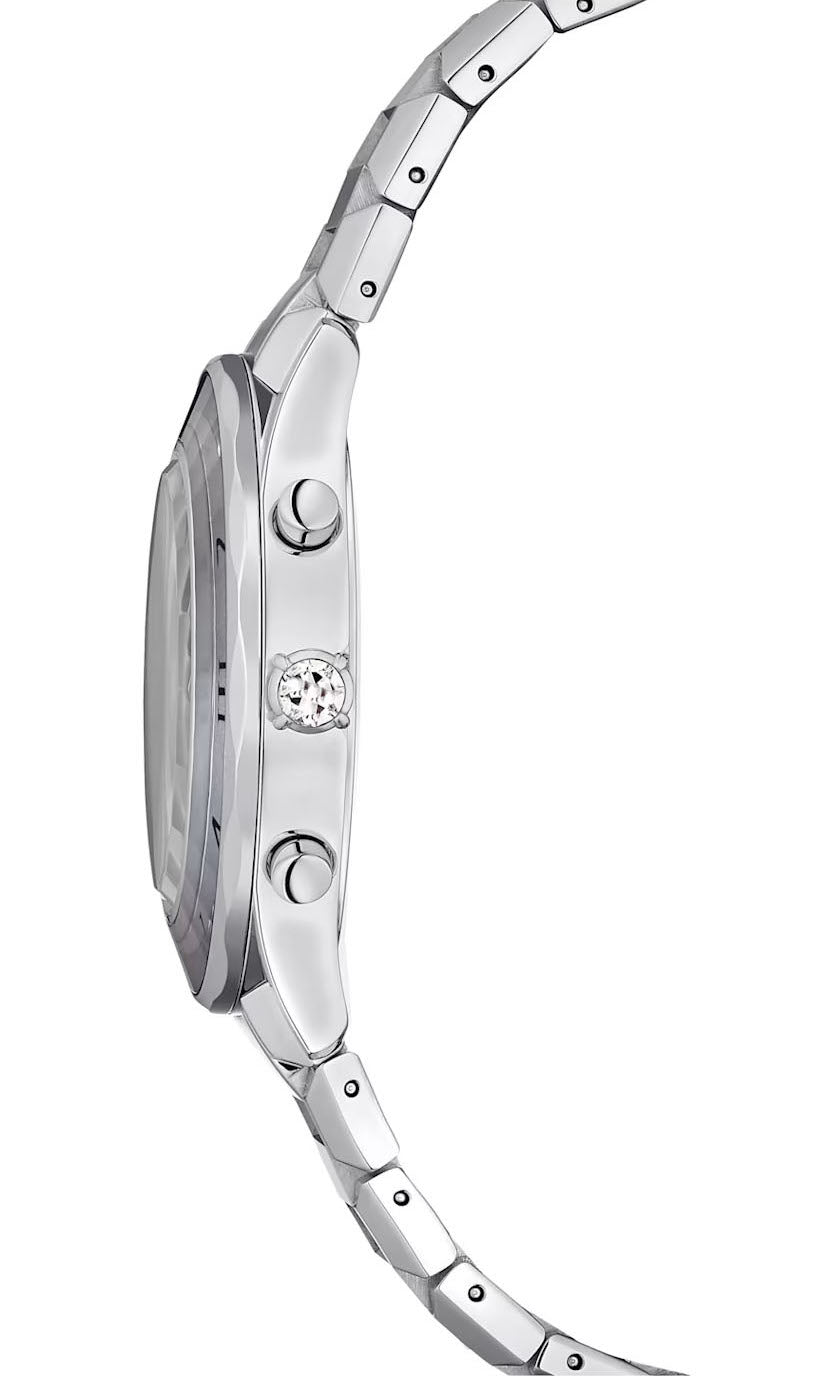 Swarovski Dextera watch side profile showing chronograph pushers and bracelet
